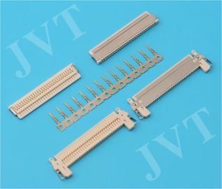 Chiny FI-X Series Nylon 46 UL94V-0 Beige 1.0mm 30 Pin LVDS Connectors for Thin LCD Interface dystrybutor