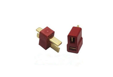 Chiny Male / Female Deans T Connector , 7A AC/ DC 2 Poles Power T Plug Connector dystrybutor