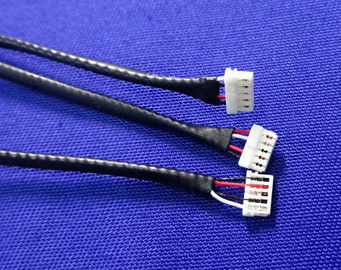 Chiny Black Wire Harness Cable Assembly Equivalent Of JST 0.8mm Pitch Crimping Connector fabryka