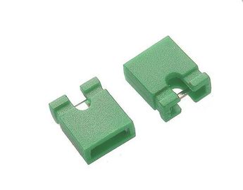Chiny Height 6mm Green Mini Jumper Connector For 2.54 mm Pin Header 2 Poles 30m Ohms fabryka