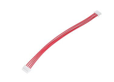 Chiny GPS Automotive Wire Harness Cable Assembly For 1.5 mm Pitch 4 pin Connector Housing , UL 1571 Red Color fabryka