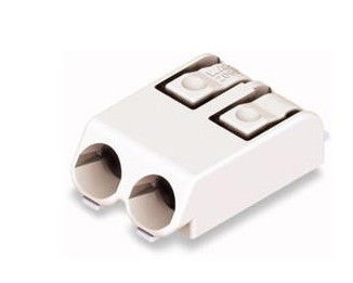 Chiny 2 Pole SMD LED Quick Connector 4.0mm Pitch Terminal Block Connectors 9A AC / DC fabryka