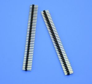 Chiny JVT 2.0mm Pitch PCB Pin Header Connector Single Row Vertical Type 40 Poles Gold Plated fabryka