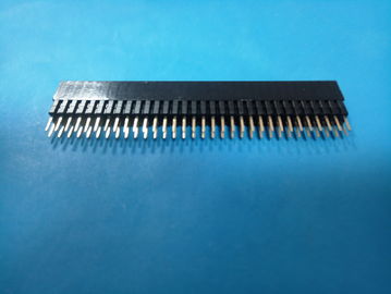 Chiny Złącze żeńskie 2.54mm np. Złącze wtykowe H: 13,5 mm, DIP, kolor czarny fabryka